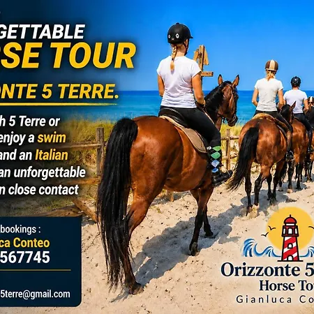 Orizzonte 5 Terre Via Xxiv Maggio 223- Partenza Battelli 5 Terre 아파트 *